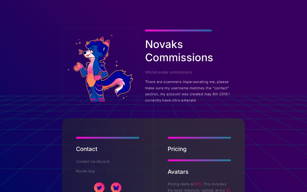 Novaks comms